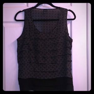 Black and white Rafaela sleeveless shirt